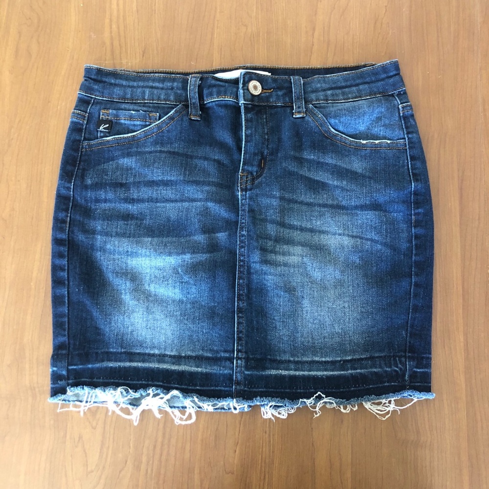 mini jean skirt
